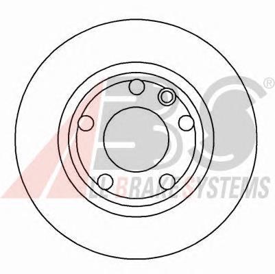 Диск переднього гальма ABS 16083 ціна, від 37.50 USD