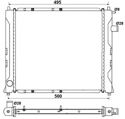 Радіатор основний NRF 58107A ціна, від 30.79 USD