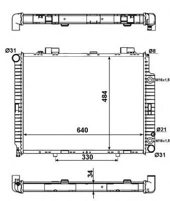 Радіатор основний NRF 58100 ціна, від 129.17 USD