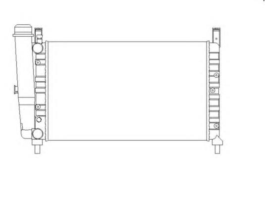 Купити 54701 NRF Радіатор двигуна