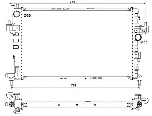 Купити FP52A1081 FPS Радіатор двигуна