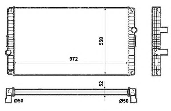 Радіатор охолодження NRF 58248