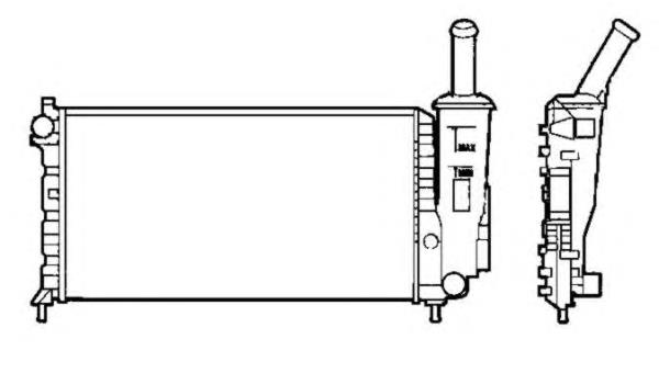 Радіатор основний NRF 58273 ціна, від 57.74 USD