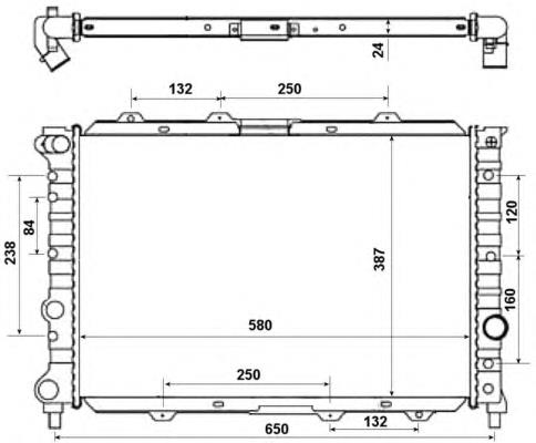 Купити 58202 NRF Радіатор двигуна