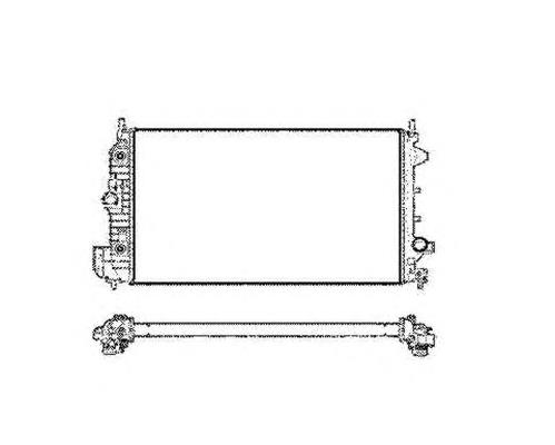 Радіатор охолодження NRF 58205