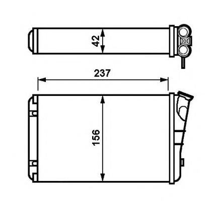 Купити 54238 NRF Теплообмінник