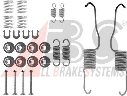 Монтажний комплект задніх барабанних колодок ABS 0684Q ціна, від 11.91 USD