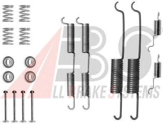 Монтажний комплект задніх барабанних колодок ABS 0727Q ціна, від 11.23 USD