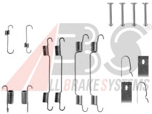 Монтажний комплект задніх барабанних колодок Frenkit 950722 ціна, від 8.95 USD