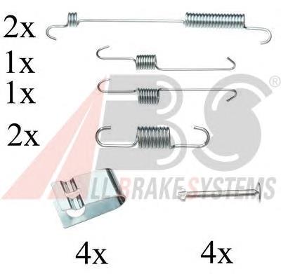 Ремкомплект гальмівних колодок ABS 0846Q ціна, від 8.06 USD