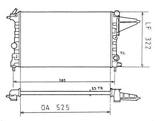 Радіатор основний NRF 58775 ціна, від 41.41 USD