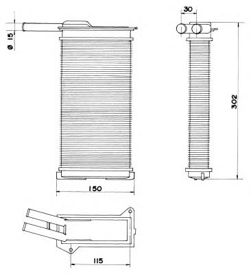 Купити 58608 NRF Теплообмінник