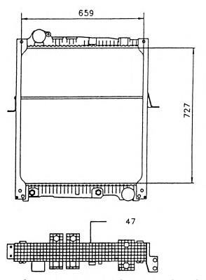 Радіатор охолодження NRF 58926
