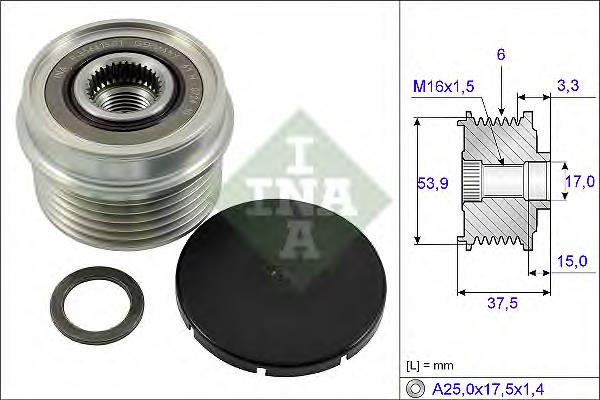 Інерційний шків Magneti Marelli AMA0141 ціна, від 29.69 USD