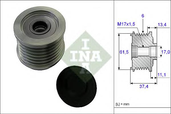 535002310 INA Обгонна муфта генератора