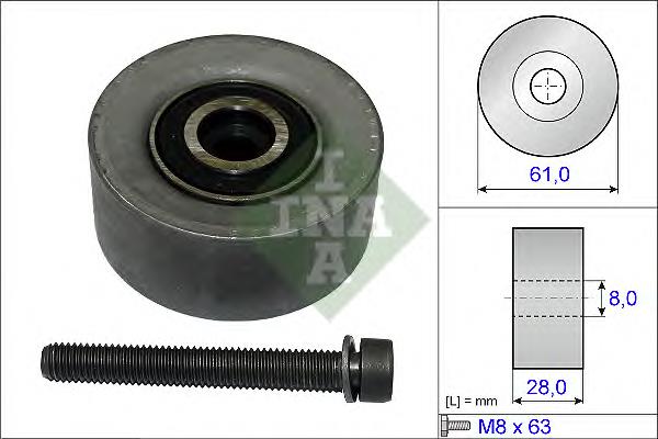 Ролик паразитний ГРМ 532047210 INA