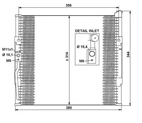 Конденсатор кондиціонера NRF 35146 ціна, від 62.93 USD