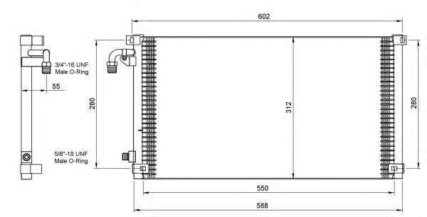 Конденсатор кондиціонера NRF 35103 ціна, від 78.34 USD