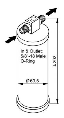 33316 NRF ресивер-осушувач кондиціонера