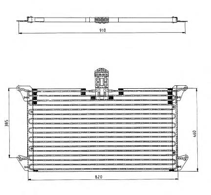Радіатор охолодження кондиціонера Thermotec KTT110332
