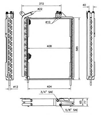 Конденсатор кондиціонера NRF 35370 ціна, від 200.19 USD