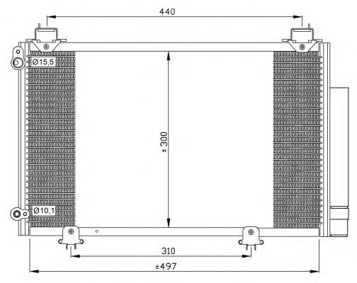 Конденсатор кондиціонера NRF 35333 ціна, від 67.04 USD