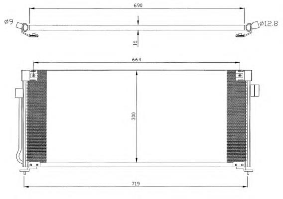 Купити 73210AC000 Subaru Радіатор системи охолодження кондиціонера
