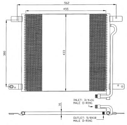 Конденсатор кондиціонера Thermotec KTT110428 ціна, від 65.42 USD
