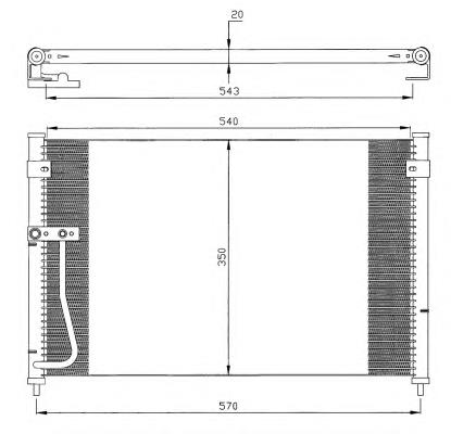 Конденсатор кондиціонера NRF 35306 ціна, від 68.29 USD
