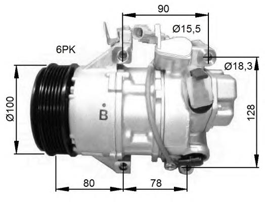Насос кондиціонера NRF 32736