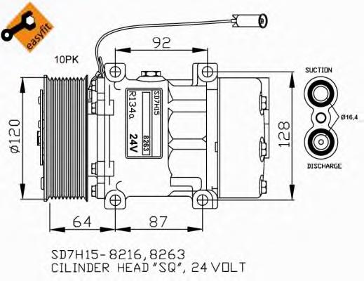 Купити 20941036 Volvo Компресор кліматичної установки