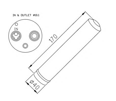 Ресивер-осушувач кондиціонера Mahle Original AD84000S ціна, від 24.15 USD