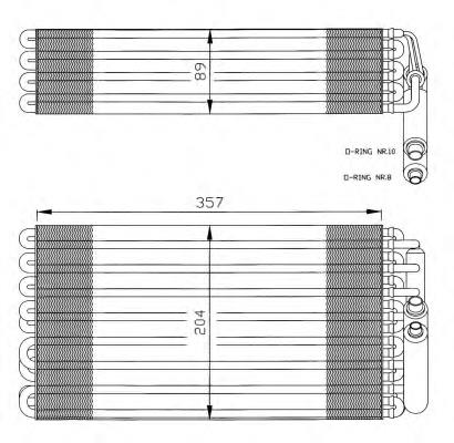 Випаровувач кондиціонера NRF 36032 ціна, від 88.68 USD