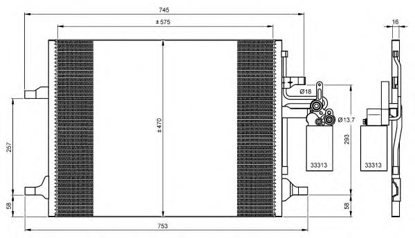 Конденсатор кондиціонера NRF 35930 ціна, від 127.04 USD