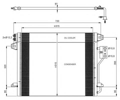 Купити RC95020 Signeda Радіатор системи охолодження кондиціонера