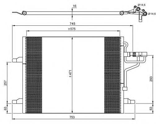 Конденсатор кондиціонера NRF 35936 ціна, від 104.97 USD