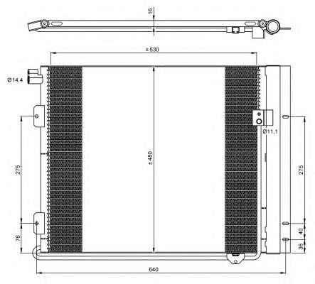 Конденсатор кондиціонера NRF 35933 ціна, від 123.39 USD