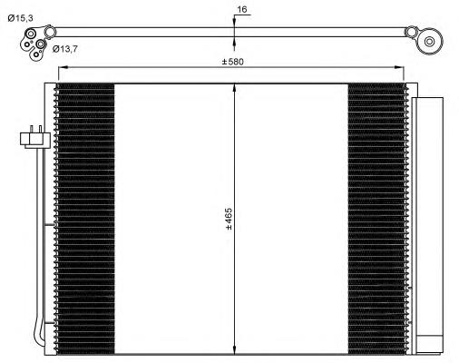 Конденсатор кондиціонера NRF 35906 ціна, від 107.63 USD