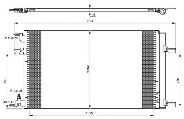 Купити CD310540 Koyorad Радіатор системи охолодження кондиціонера