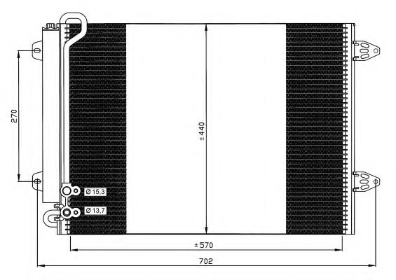 Конденсатор кондиціонера NRF 35614 ціна, від 91.03 USD