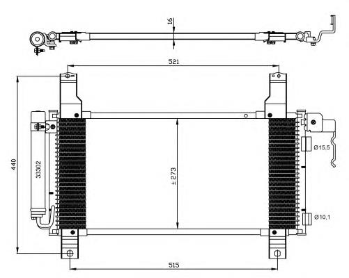 Конденсатор кондиціонера NRF 35464 ціна, від 86.72 USD