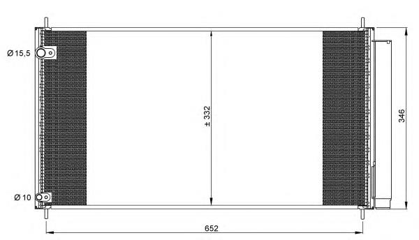 Конденсатор кондиціонера NRF 35838 ціна, від 90.07 USD