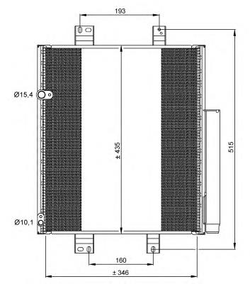 Конденсатор кондиціонера NRF 35853 ціна, від 135.46 USD