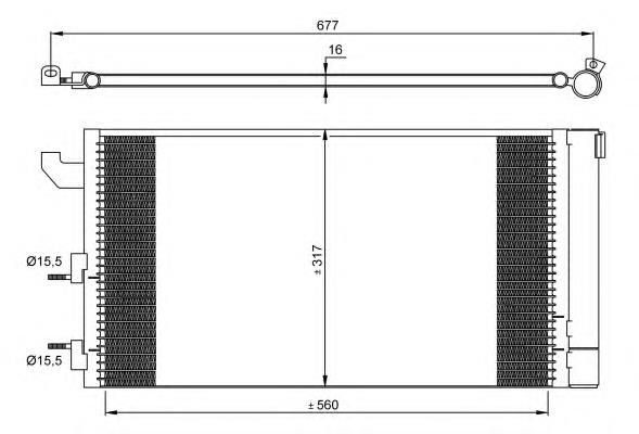Конденсатор кондиціонера NRF 35883 ціна, від 87.24 USD