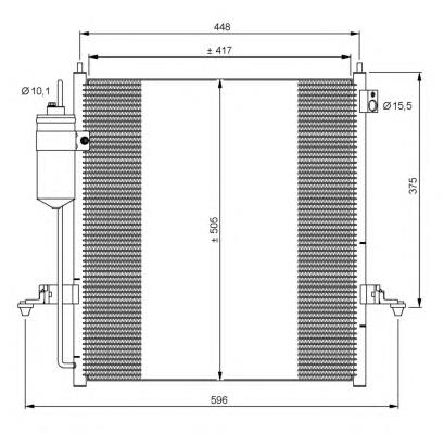 Конденсатор кондиціонера NRF 35871 ціна, від 113.51 USD