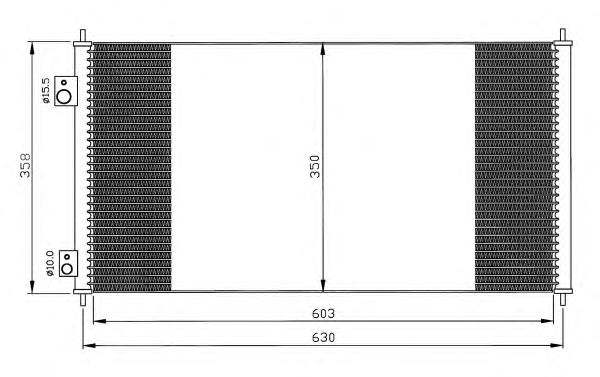 Конденсатор кондиціонера NRF 35663 ціна, від 62.93 USD