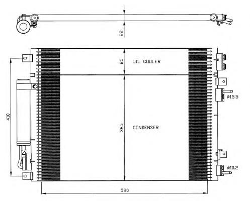 Конденсатор кондиціонера NRF 35626 ціна, від 112.96 USD