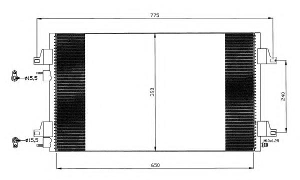Конденсатор кондиціонера NRF 35760 ціна, від 98.76 USD