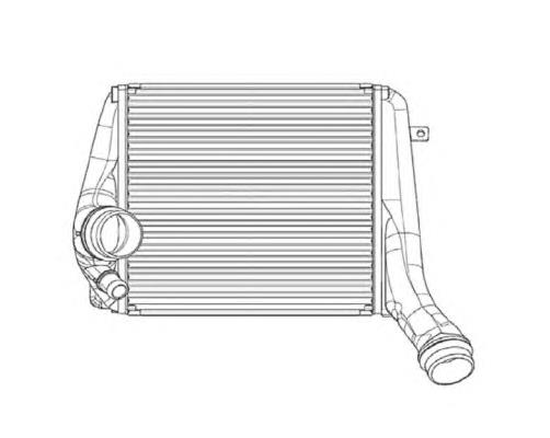 Радіатор інтеркулера Denso DIT28022