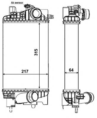 Інтеркулер 13283251 Opel